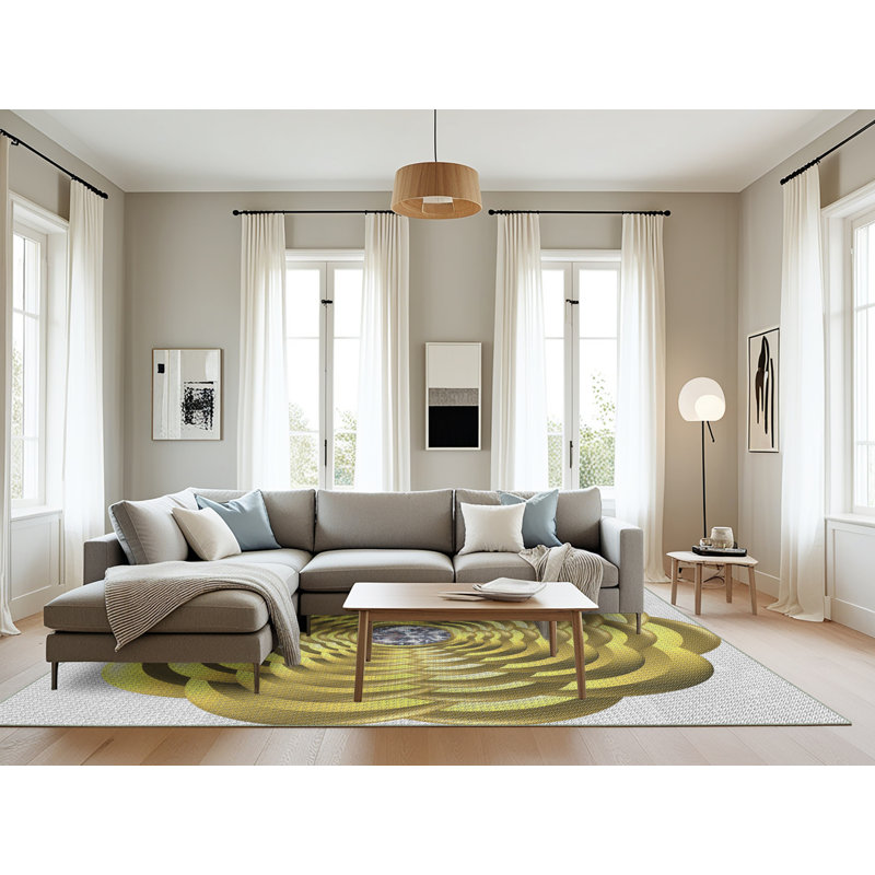 Tapis jaune, Rectangle 8 pi x 10 pi