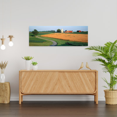 «Farm Nr Mountville Lancaster Co Pa Usa», arbre abstrait contemporain, art mural