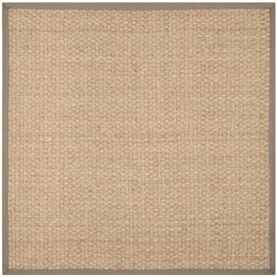 Lasone Natural Gray Seagrass Rug