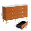Commode double 6 tiroirs l 47,2 po