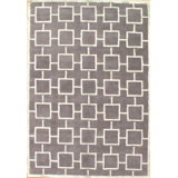 Geometric Area Rug in Gray