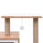 vidaXL Cat Tree Brown Wood 32.3 in Tough Cat Tree Rectangular