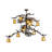 Cartersville 12 - Light Dimmable Modern Linear Chandelier