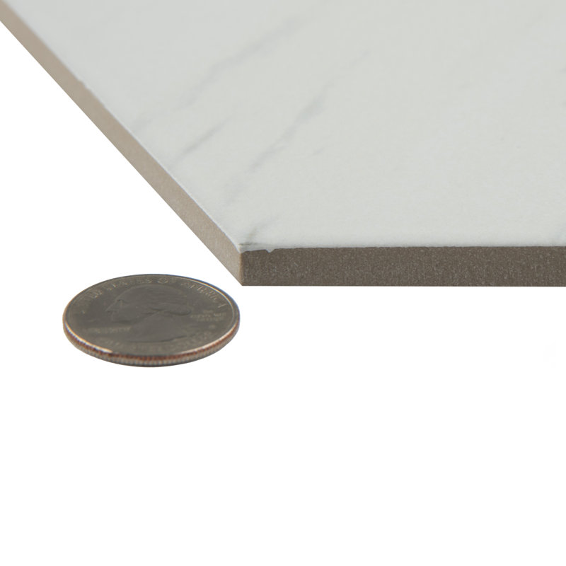 Eterno 9" x 10" Porcelain Stone Look Wall & Floor Tile