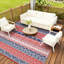 Tapis d'extérieur Boho en plastique avec paille Boho-83092651-83092654