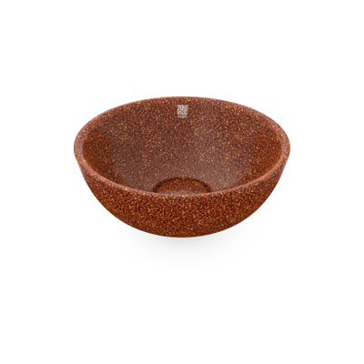 Woodio Soft40 15.75'' Wood Circular Bathroom Sink