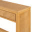 Console d'entrée en bois rustique avec tiroirs de rangement et tablette ouverte pour le couloir et le salon