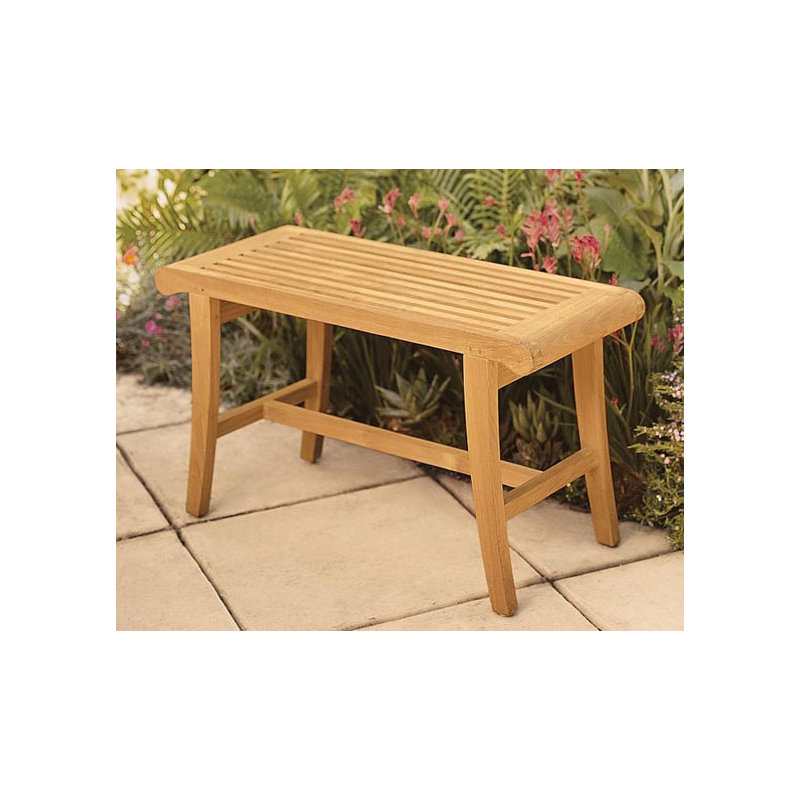 Magruder Outdoor Teak Bench