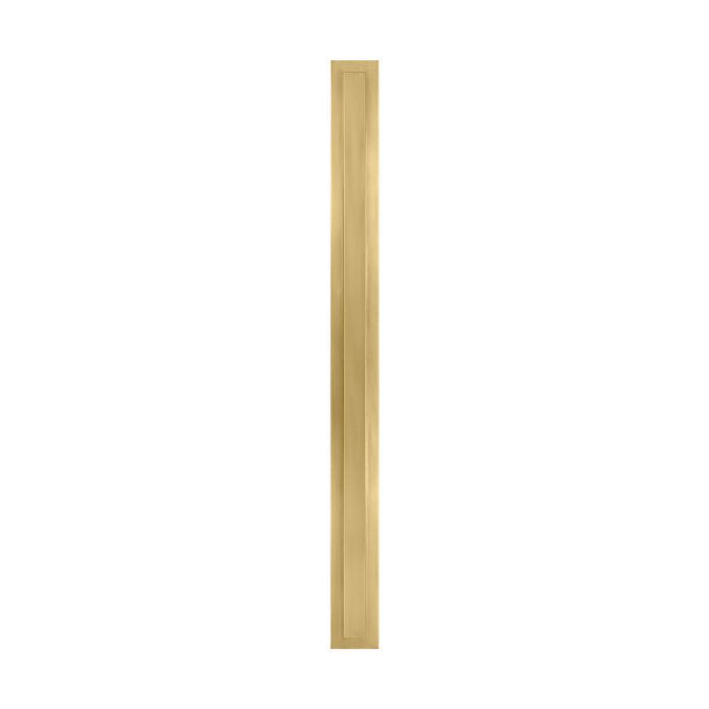 Sean Lavin Aspen 1-light LED 60'' outdoor wall sconce light in natural brass finish, Hand Rubbed Antique Brass