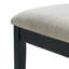 Ensemble de table de salle à manger 3 pièces pour 2 personnes, 1 table de salle à manger pliante en bois + 2 chaises rembourrées, conception compacte pour petits appartements et salles à manger - NOIR-2114912568