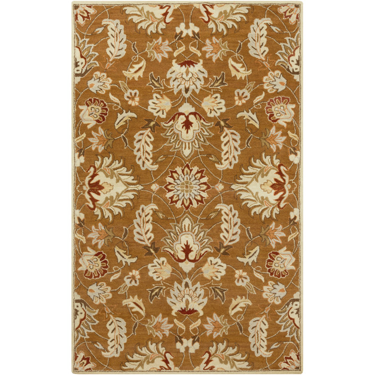 Arnedra Wool Floral Indoor Rug