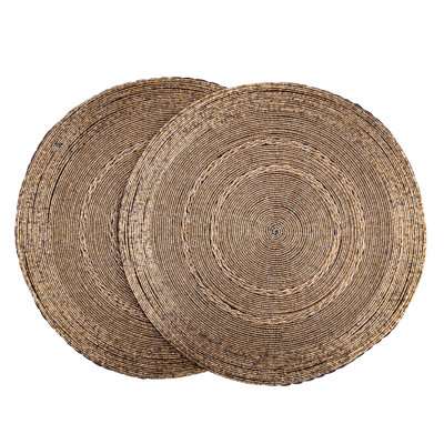 Khai Beaded Round Placemat