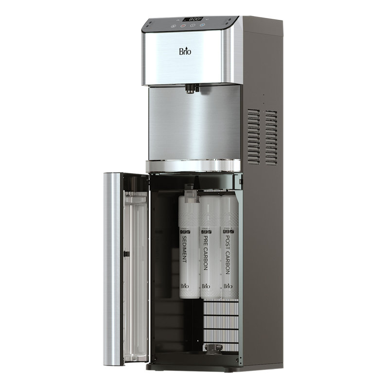 Brio Moderna Stainless Steel Bottleless Water Cooler with Filtration