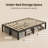 14"Full Size Bed Frame With Wood Slats, No Box Spring Needed, Metal Platform Bed Frame, Easy Assembly, Black-836652642