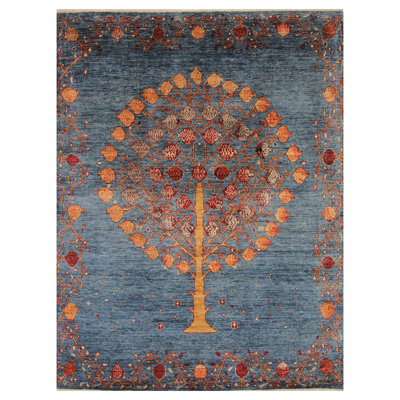 Hand-Knotted High-Quality Area Rug