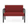 Waterfall Waiting Reception Loveseat Metal Frame
