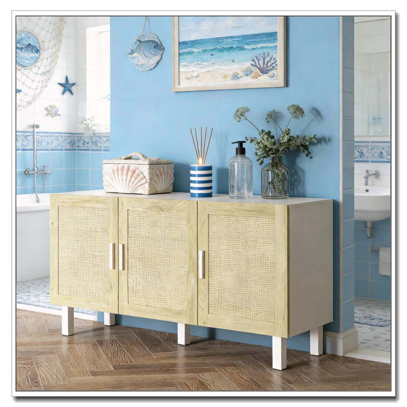 Armoire d'entrée robuste avec sangle de sécurité anti-basculement