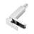 Brushed Nickel Single Handle Bathroom Sink Faucet - Waterfall With Deck Plate & Overflow Drain Contemporary-124304146