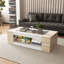 Davionne Rectangular Tempered Glass Coffee Table-527863148