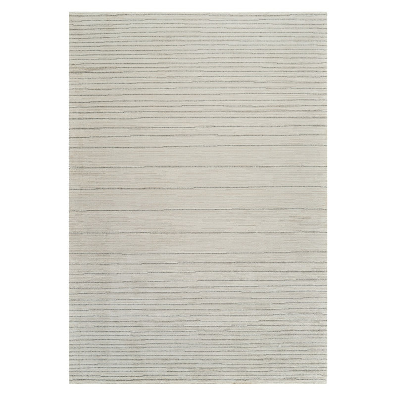Tapis de couloir abstrait 8 po crème et beige