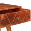 Console en bois d'acacia massif 35,4 po x 13,8 po x 29,9 po Union Rustic