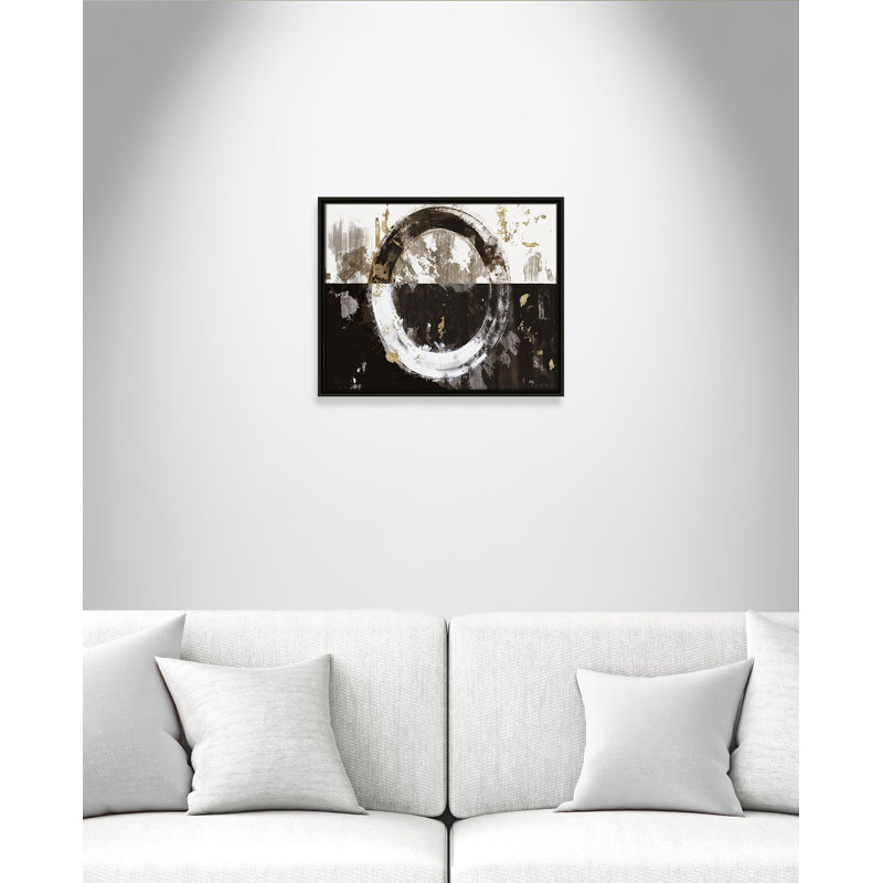 «Evoke II Print» par Tom Reeves, H 17,5 po x l 21,5 po, Espresso