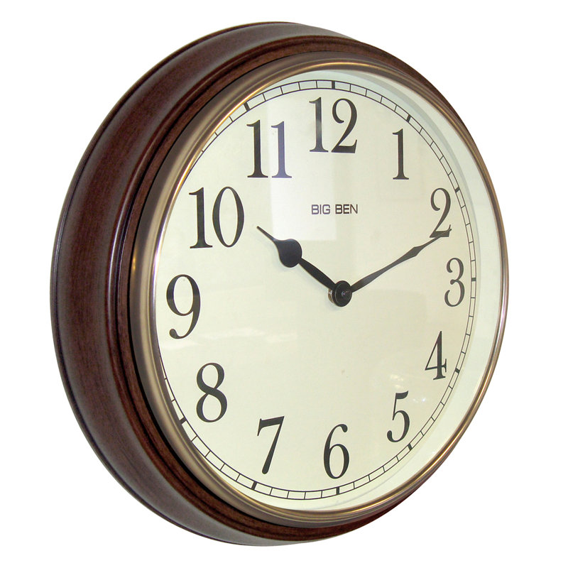 Horloge murale ronde 15,5"