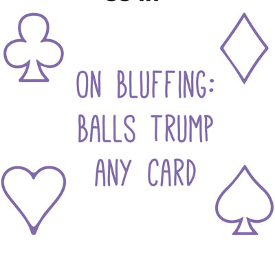 Décalcomanie murale balles de bluffing prend