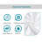 Gusseted Pillow Protector 400TC Cotton Jacquard with YKK Zipper Closure-100575302
