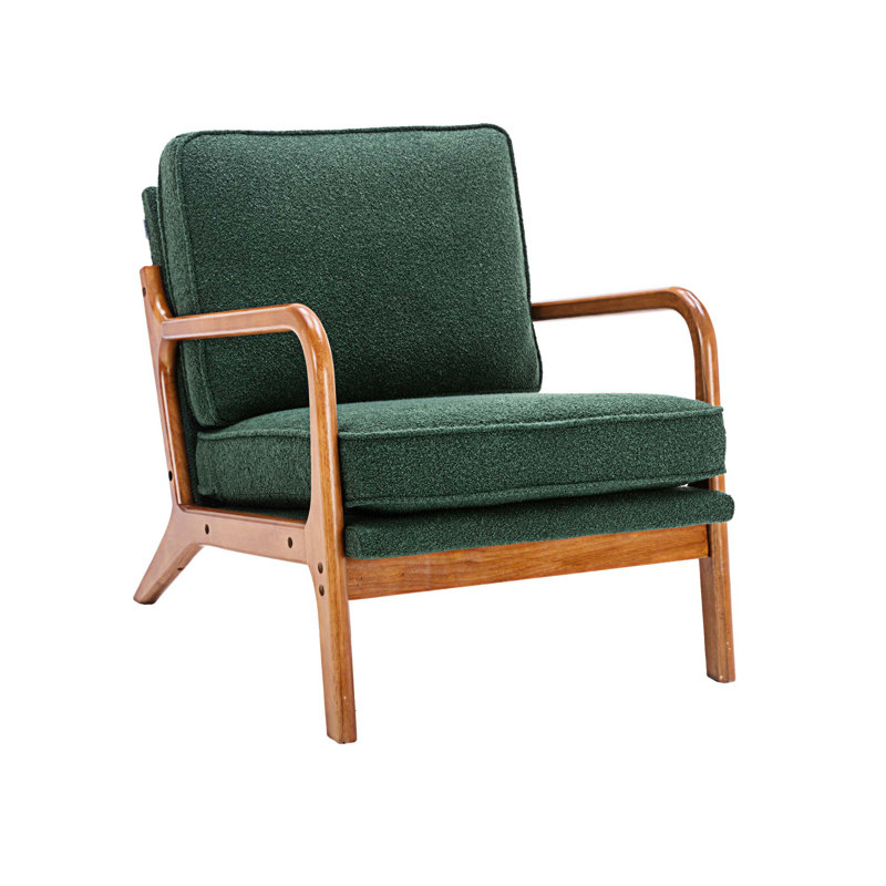 Chaise d'appoint l 25,59 po Arras, Tissu émeraude