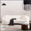 Canapé 93,31 pouces Minimalist Curved