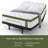 Bedstory 8-Layer Medium Firm Hybrid Mattress with Gel Memory Foam & Convoluted Support - Fiberglass-Free, CertiPUR-US/OEKO-TEX, Dual-Zone Coils-588697117-601444912