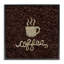 Coffee Bean Pattern Framed Giclee, design by Seven Trees Design-1079752610-1079752620