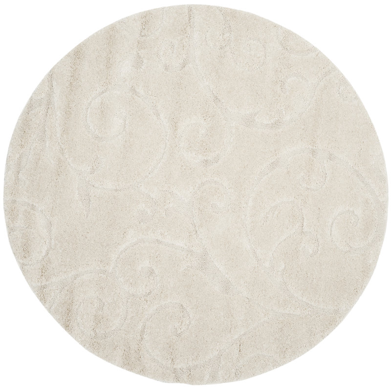 Tapis Amza, Rond 4 pi, Cream