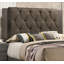 Lit plateforme touffeté-243115923