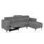 Canapé modulaire inclinable en velours côtelé avec méridienne Fairmont-114569357-114569358