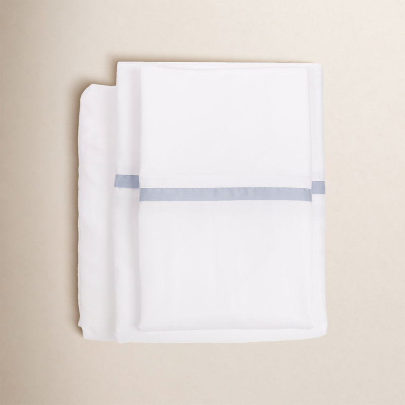 Langston Bamboo Machine Woven Sheet Set, French Blue, Queen Sheet Set + 2 Pillowcases