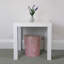 JVL Polypropylene WITH SILVER METAL TRIM ON TOP Decorative Basket