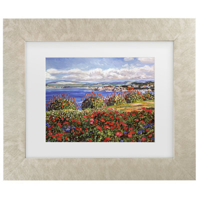 Canvas Art " Blooming Aloe Pacific Grove " by David Lloyd Glover Painting Print