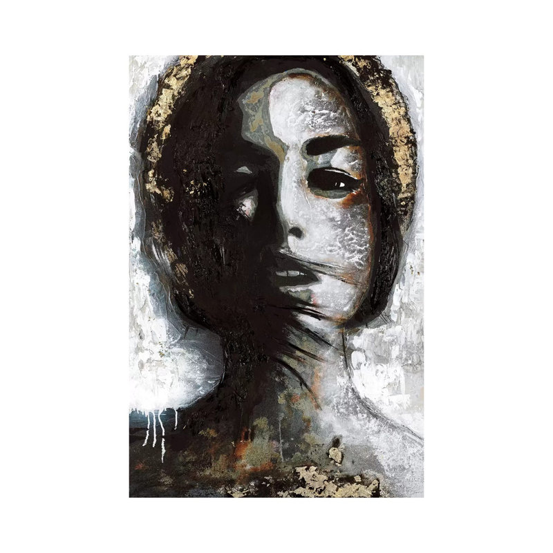 Golden Madonna - Print on Canvas, Wrapped Canvas, 101.6cm H x 66.04cm W x 1.91cm D