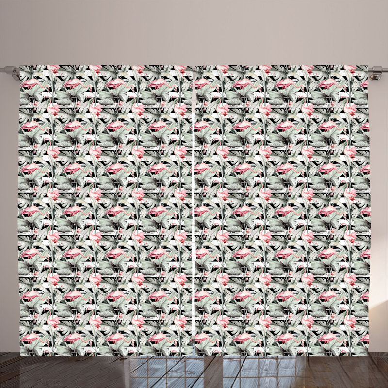 Semi Sheer Curtain Pair
