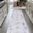 2'6''X10' Washable Area Runner Rug, Low-Pile For Kitchen, Bedroom - Gray Non-Slip Living Room, Dining