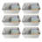YBM Home Plastic Rattan-Style Storage Basket Organizer, 15.25" H x 10" W x 7.5" D-53161970-53216470