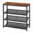 4 Tier 12 Pair Shoe Rack 29“W with adjustable shelves-703348490-728878944