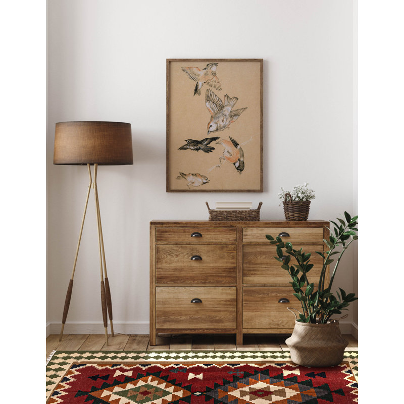 Kilim rouge Kashkoli 4 pi 10 po x 6 pi 6 po