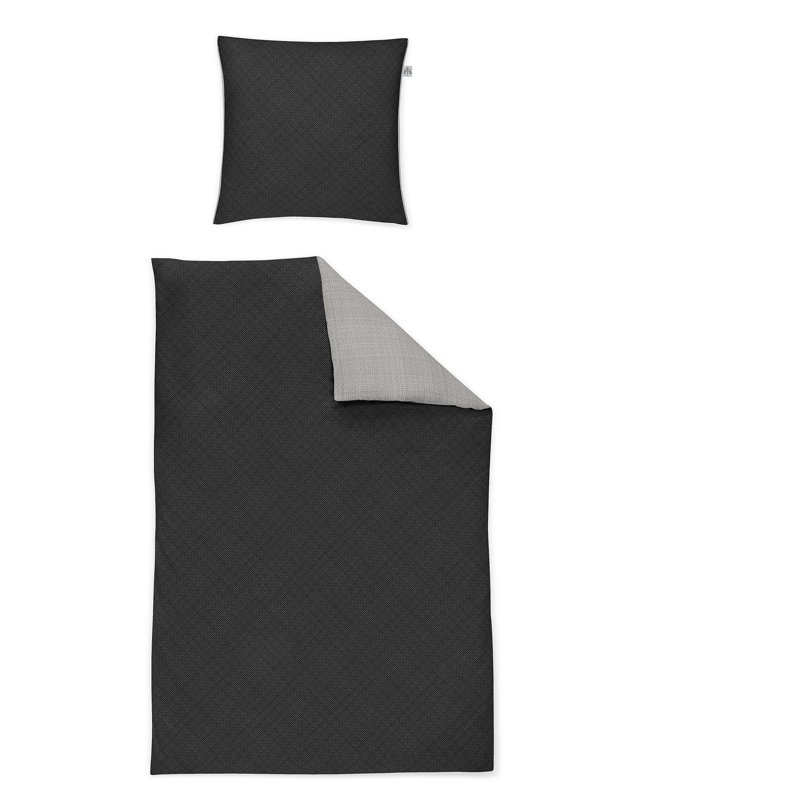 Elegant flannel bedding set alpaca-K 8414, Nature, 155 x 200cm - 1 Pillowcase ( 80 x 80cm)