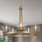 Lougene 5 - Light Ring Modern Chandelier With Globles