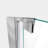 DreamLine Elegance-LS 56 - 58 inch W x 72 inch H Frameless Pivot Shower Door in Brushed Nickel-121723722-122531102