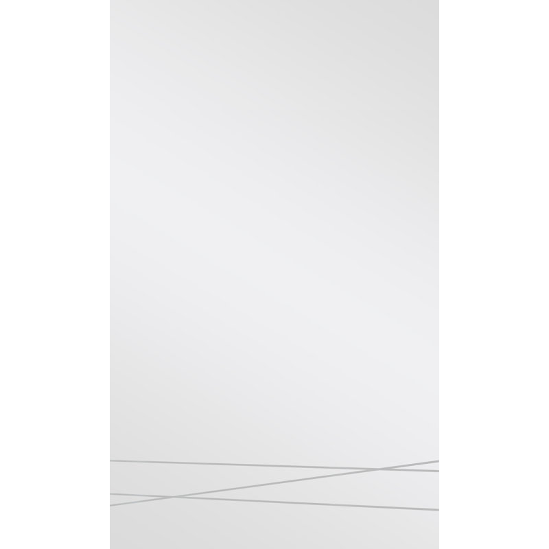 Flat Wall Mirror, 39.25" x 23.6"
