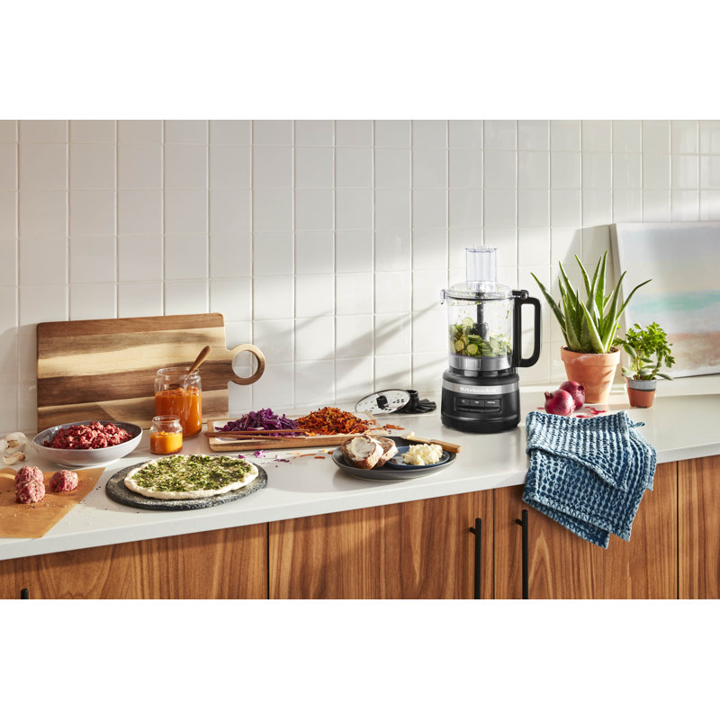 KitchenAid® 9 Cup Food Processor, Matte Black